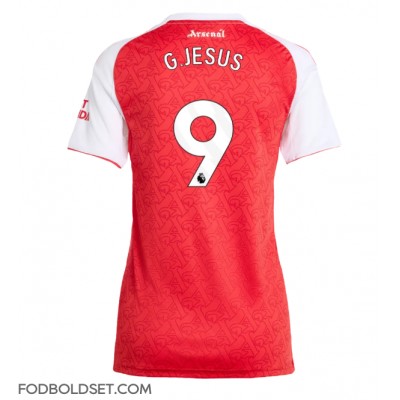 Arsenal Gabriel Jesus #9 Hjemmebanetrøje Dame 2025-26 Kortærmet Arsenal Gabriel Jesus #9 Hjemmebanetrøje Dame 2025-26 Kortærmet